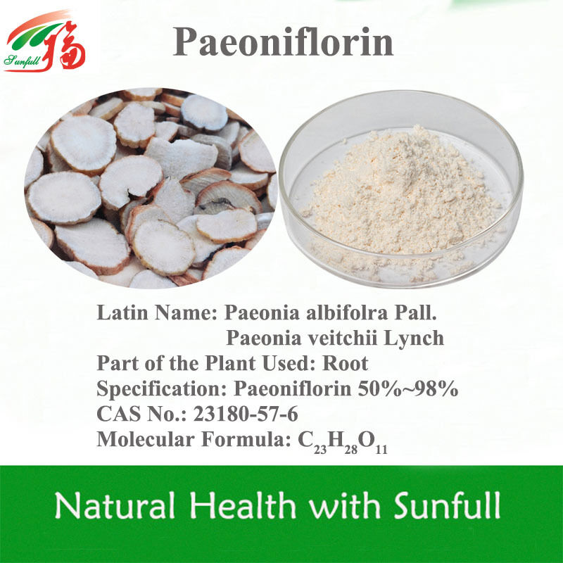 Εκχύλισμα Paeoniae Radix Alba 90% Paeoniflorin για Αντιγήρανση CAS 23180-57-6